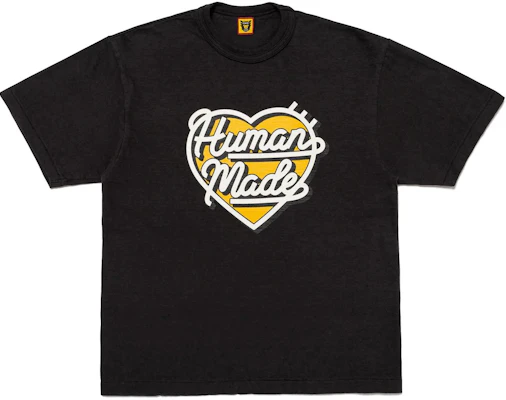 휴먼 메이드 FW24 하트 로고 크루넥 티셔츠 유니섹스 HM28TE008 Shop 휴먼 메이드 FW24 하트 로고 크루넥 티셔츠 유니섹스 HM28TE008