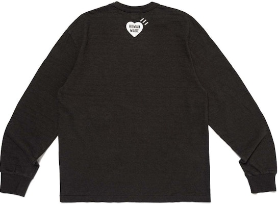 Camiseta Unisex Human Made FW24 Manga Larga Oversized con Logo de Corazón. HM28CS035 Lookbook Camiseta Unisex Human Made FW24 Manga Larga Oversized con Logo de Corazón. HM28CS035