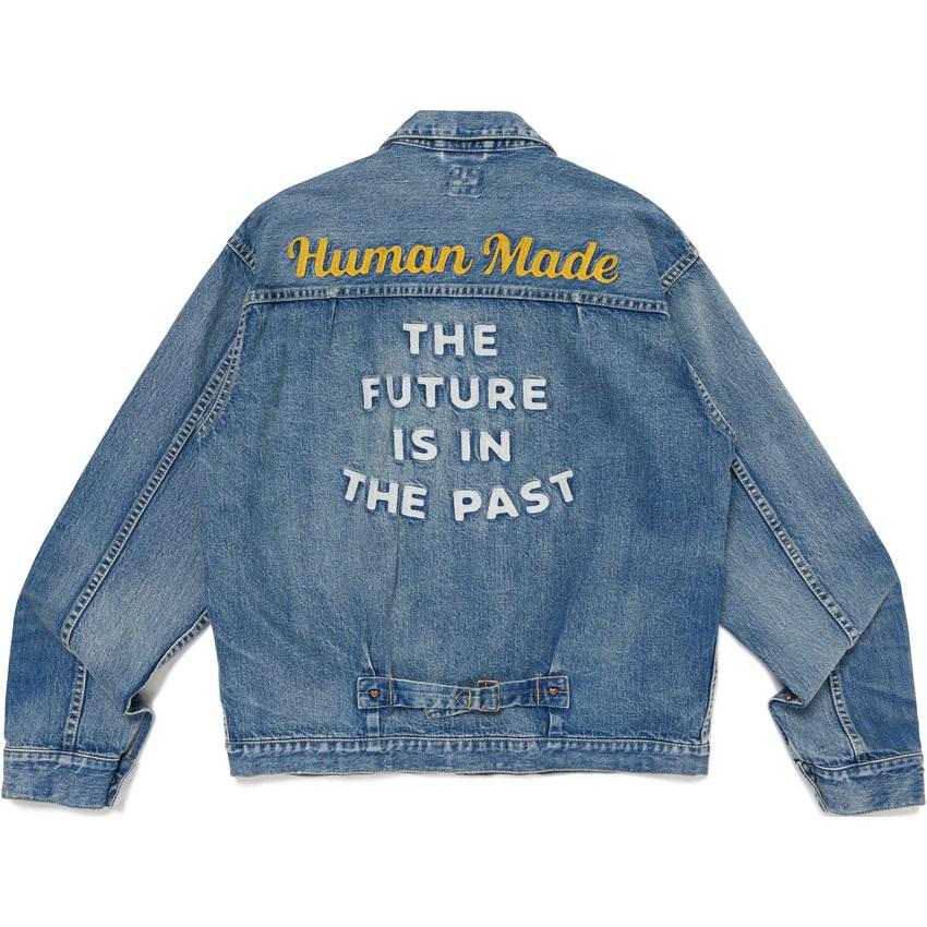 Lookbook HUMAN MADE FW24 靛藍牛仔外套 心形刺繡 復古風 男女通用 HM28JK007