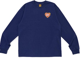 HUMAN MADE FW24 Logo Print Ribbed Crewneck Long Sleeve Tee Unisex HM28CS038 HUMAN MADE FW24 Logo Print Ribbed Crewneck Long Sleeve Tee Unisex HM28CS038