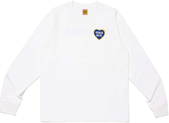 HUMAN MADE FW24 Camiseta Unisex Manga Larga con Logo Estampado Ribeteado. HM28CS038 Order HUMAN MADE FW24 Camiseta Unisex Manga Larga con Logo Estampado Ribeteado. HM28CS038