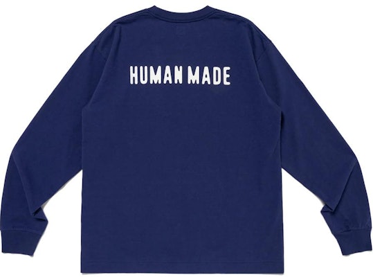 HUMAN MADE FW24 Camiseta Unisex Manga Larga con Logo Estampado Ribeteado. HM28CS038 Purchase HUMAN MADE FW24 Camiseta Unisex Manga Larga con Logo Estampado Ribeteado. HM28CS038