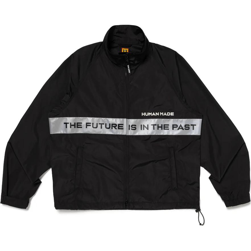 HUMAN MADE FW24 Reflective Lettering Zip-Up Jacket Unisex HM28JK042