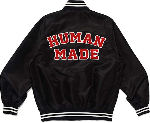 HUMAN MADE FW24 Unisex Jacket with 3D Letter Logo and Snap Button Closure. HM28JK008 2