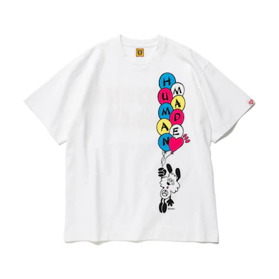HUMAN MADE Girls Don’t Cry Balloon Logo Print Unisex Regular T-Shirt. XX23TE001