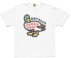 HUMAN MADE Harajuku Duck Print Unisex Short Sleeve T-Shirt HM20TE001 HUMAN MADE Harajuku Duck Print Unisex Short Sleeve T-Shirt HM20TE001