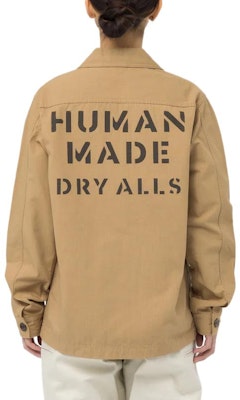 휴먼메이드 하트 로고 프린트 버튼업 긴팔 셔츠 - 유니섹스. HM25JK029 3