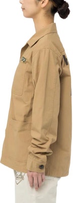 휴먼메이드 하트 로고 프린트 버튼업 긴팔 셔츠 - 유니섹스. HM25JK029 4