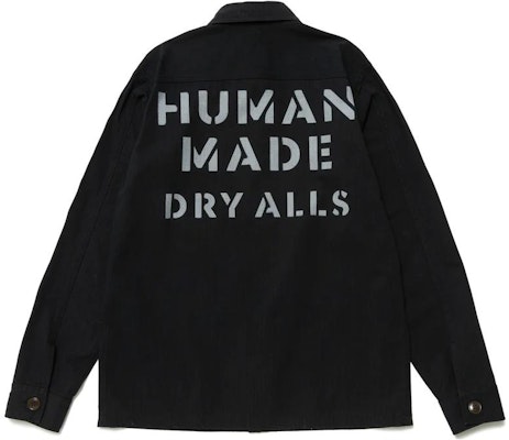 휴먼메이드 하트 로고 프린트 버튼업 긴팔 셔츠 - 유니섹스. HM25JK029 Lookbook 휴먼메이드 하트 로고 프린트 버튼업 긴팔 셔츠 - 유니섹스. HM25JK029