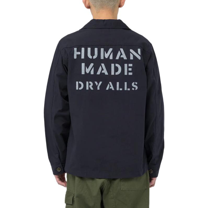 Purchase 휴먼메이드 하트 로고 프린트 버튼업 긴팔 셔츠 - 유니섹스. HM25JK029