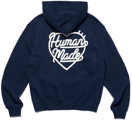 HUMAN MADE Heart Logo Embroidered Zip Hoodie Unisex HM24CS042 Lookbook HUMAN MADE Heart Logo Embroidered Zip Hoodie Unisex HM24CS042