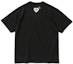 Lookbook HUMAN MADE Heart Logo Graphic Black Crewneck T-Shirt HM23TE025-BLACK