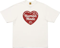 HUMAN MADE Heart Logo Graphic Print Unisex Crewneck Short Sleeve T-Shirt HM28TE007 HUMAN MADE Heart Logo Graphic Print Unisex Crewneck Short Sleeve T-Shirt HM28TE007