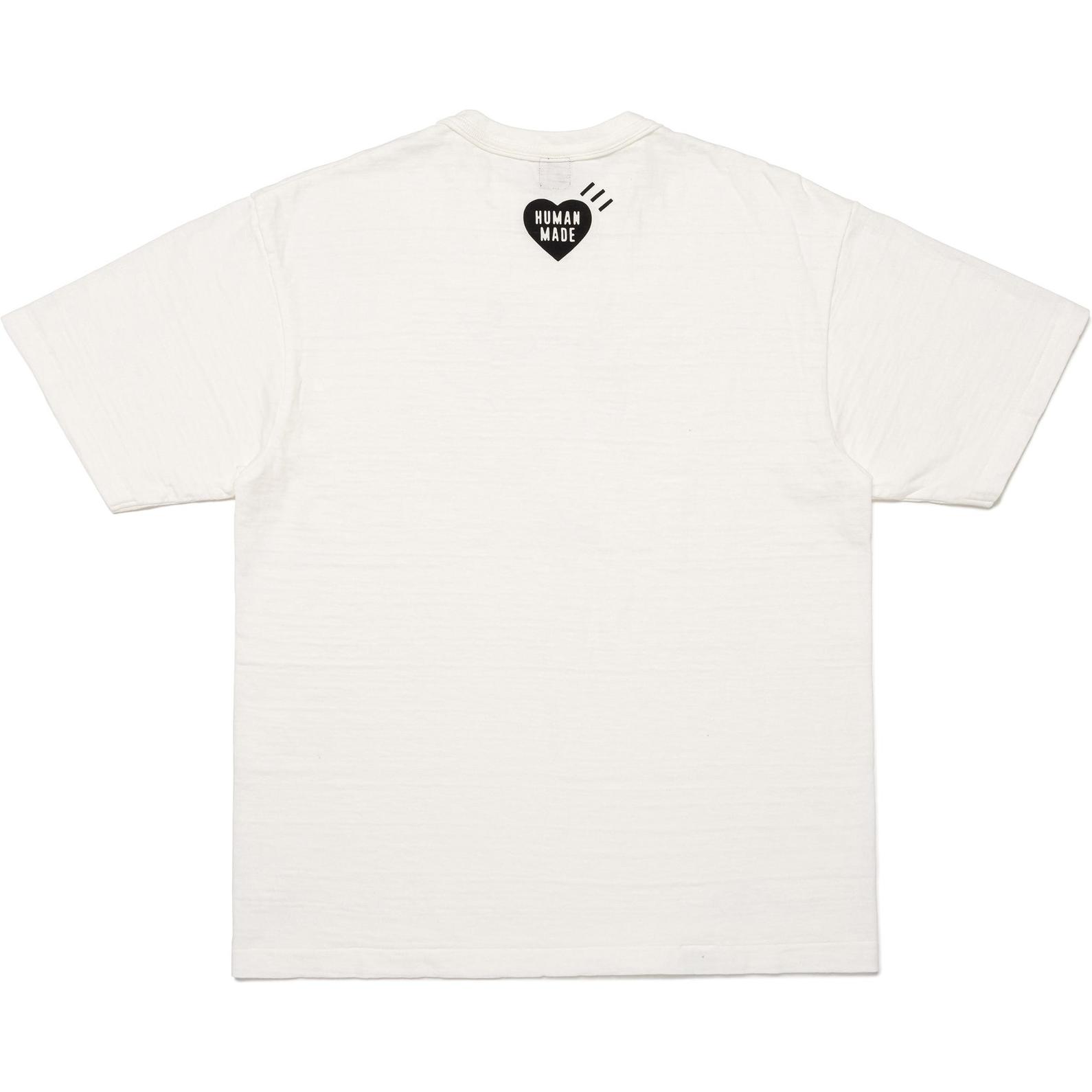 Purchase 휴먼메이드 하트 로고 그래픽 프린트 유니섹스 반팔 티셔츠 HM28TE007