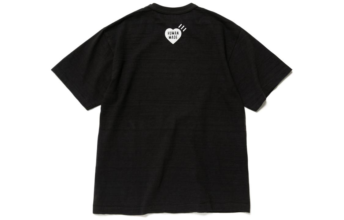 Lookbook HUMAN MADE ハートロゴ ルーズフィット クルーネック 半袖 Tシャツ ユニセックス HM23TE001