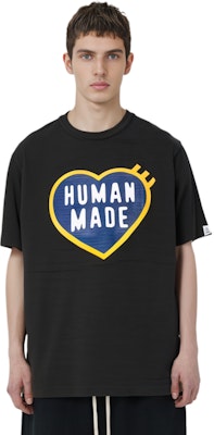 HUMAN MADE ハートロゴ ルーズフィット クルーネック 半袖 Tシャツ ユニセックス HM23TE001 Shop HUMAN MADE ハートロゴ ルーズフィット クルーネック 半袖 Tシャツ ユニセックス HM23TE001