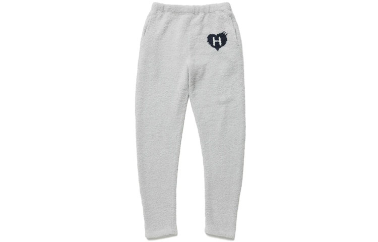 Shop HUMAN MADE Heart Logo Plush Sweatpants Unisex Casual Pants. HM22PT011