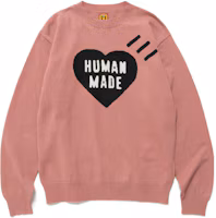 Order HUMAN MADE Baju Sweater Crewneck Uniseks Logo Hati. HM24CS032