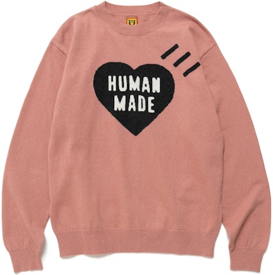 HUMAN MADE 愛心標誌印花圓領毛衣 男女款 HM24CS032 Order HUMAN MADE 愛心標誌印花圓領毛衣 男女款 HM24CS032