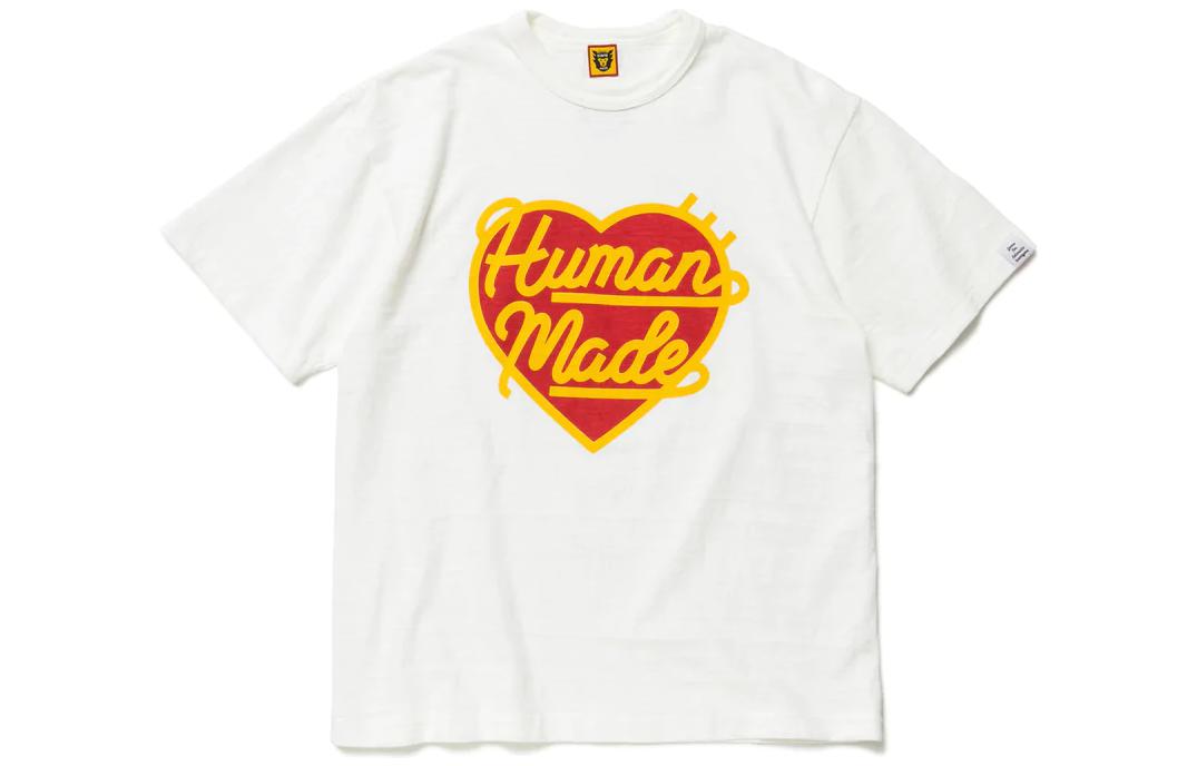 HUMAN MADE Heart Logo Printed Unisex Short Sleeve T-Shirt HM23TE025 圖 6