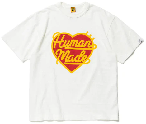 HUMAN MADE Heart Logo Printed Unisex Short Sleeve T-Shirt HM23TE025 Details for HUMAN MADE Heart Logo Printed Unisex Short Sleeve T-Shirt HM23TE025