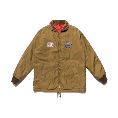 HUMAN MADE Khaki Polar Bear Patch Unisex Jacket HM20JK009
