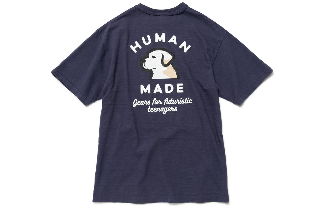 HUMAN MADE Labrador Dog Graphic Cotton Crewneck  T-Shirt HM23CS024 圖 2