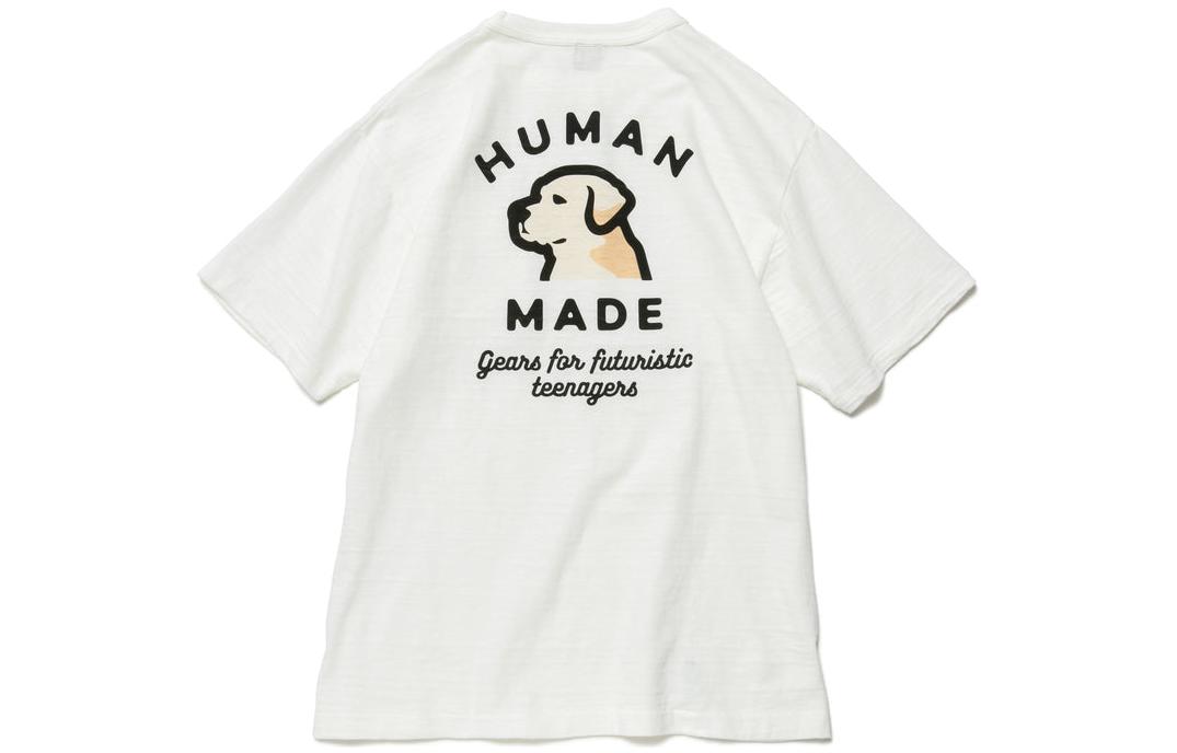 HUMAN MADE Labrador Dog Graphic Cotton Crewneck  T-Shirt HM23CS024 圖 8