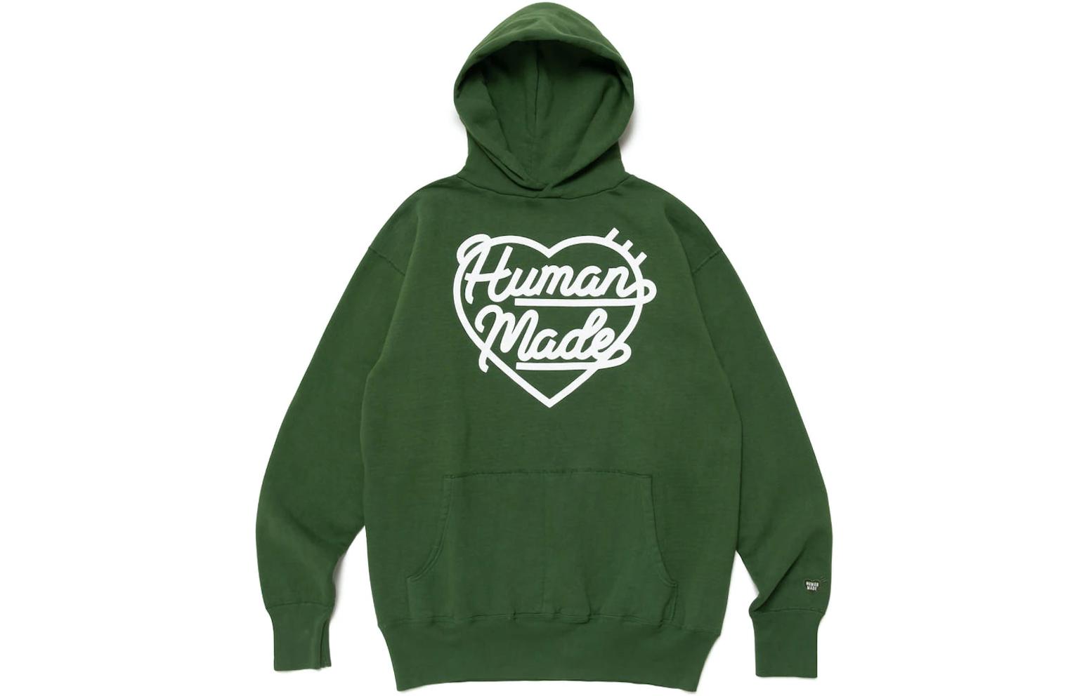 Human Made Letter Heart Casual Hoodie Unisex Hm25cs008