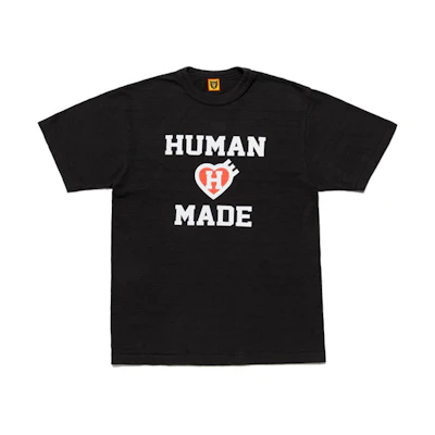 HUMAN MADE Letter Heart T-Shirt Unisex Couple Style HM22TE003