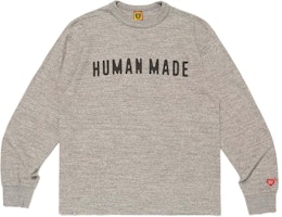 HUMAN MADE Letter Logo Print Crewneck Long Sleeve Sweatshirt Unisex. HM27CS012 HUMAN MADE Letter Logo Print Crewneck Long Sleeve Sweatshirt Unisex. HM27CS012