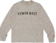 Buy HUMAN MADE Sweater Lengan Panjang Unisex Logo Huruf Crewneck. HM27CS012
