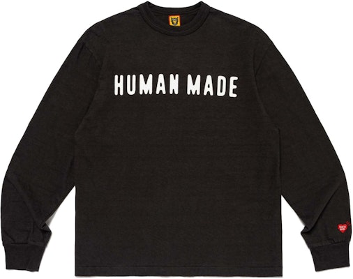 HUMAN MADE Sweater Lengan Panjang Unisex Logo Huruf Crewneck. HM27CS012 Details for HUMAN MADE Sweater Lengan Panjang Unisex Logo Huruf Crewneck. HM27CS012