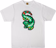 Order HUMAN MADE Lizard Print Crewneck Short Sleeve T-Shirt White Mens. HM23TE021-WHITE