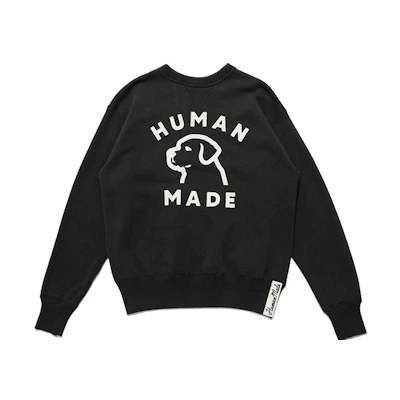 HUMAN MADE Logo Dog Print Crewneck Sweatshirt Unisex Capsule Collection. HM23CS005
