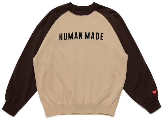 Human Made Logo Print Colorblock Crewneck Sweatshirt Unisex HM23CS010 Buy Human Made Logo Print Colorblock Crewneck Sweatshirt Unisex HM23CS010