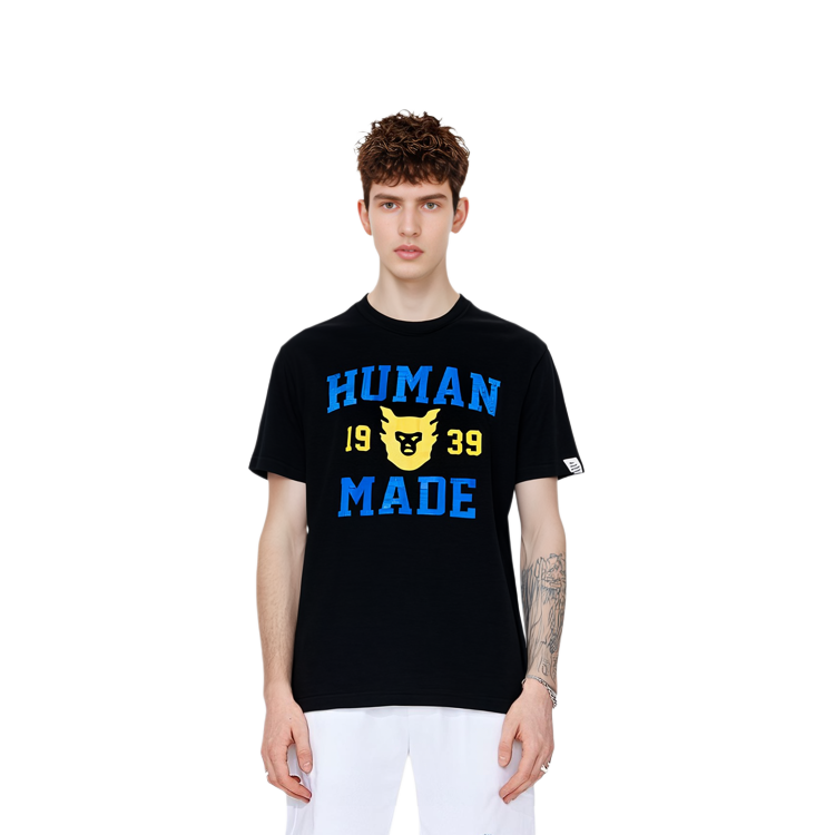 HUMAN MADE Logo Printed Crewneck Short Sleeve T-Shirt  Fashion. HM23TE029 圖 8