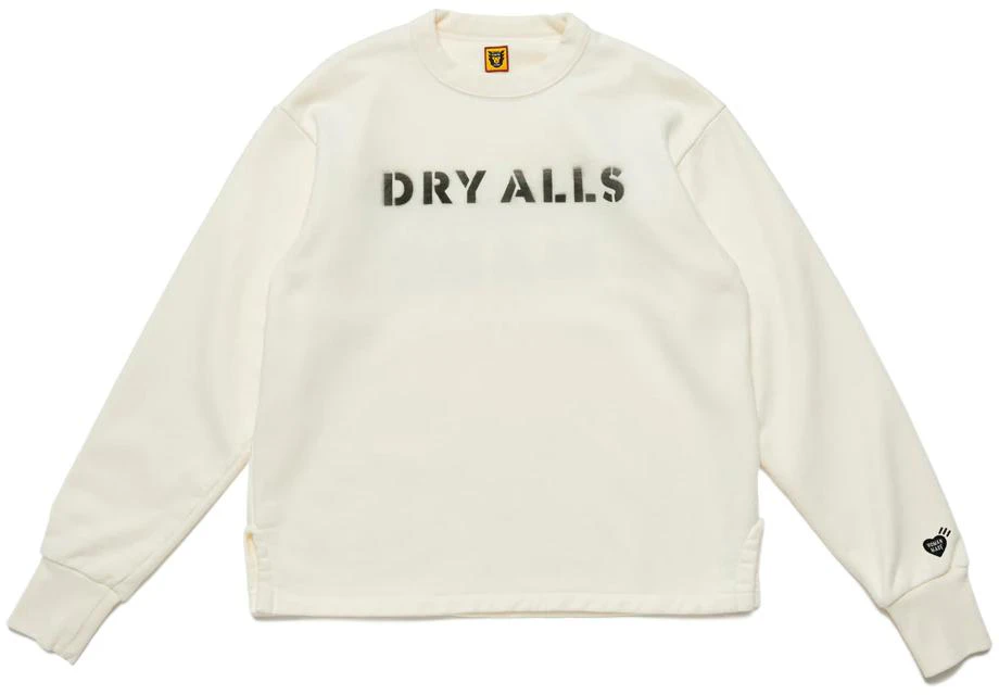 human-made-military-sweatshirt-dry-all-logo-print-unisex-crewneck-pullover-hm-23-cs-014