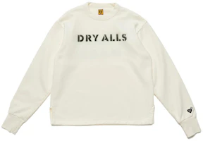 Human Made Military Sweatshirt DRY ALL Logo Print Unisex Crewneck Pullover HM23CS014 Human Made Military Sweatshirt DRY ALL Logo Print Unisex Crewneck Pullover HM23CS014