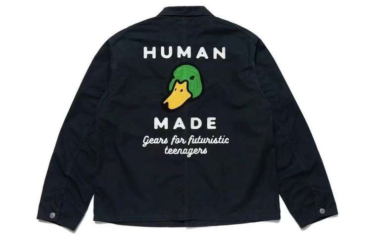Human Made Navy Workwear Duck Jacket Unisex HM21JK010