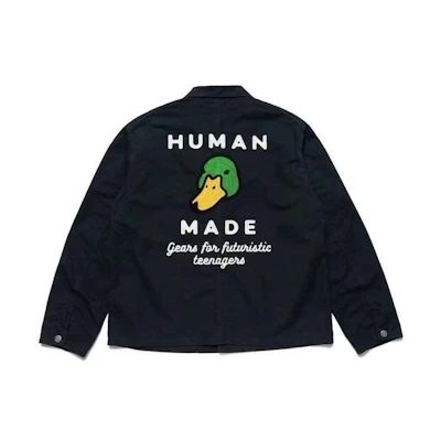 Human Made Navy Workwear Duck Jacket Unisex HM21JK010
