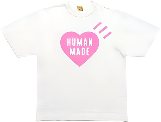 HUMAN MADE Osaka Eksklusif Kaos Unisex Logo Hati Pink. HM26TE018 Buy HUMAN MADE Osaka Eksklusif Kaos Unisex Logo Hati Pink. HM26TE018