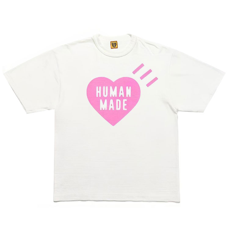 Order HUMAN MADE Osaka Eksklusif Kaos Unisex Logo Hati Pink. HM26TE018