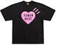 Lookbook HUMAN MADE Osaka Eksklusif Kaos Unisex Logo Hati Pink. HM26TE018