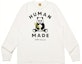 Buy Camiseta Unisex Blanca HUMAN MADE Manga Larga con Gráfico de Panda. HM26CS048