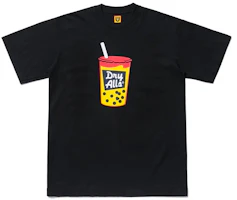 Cheap HUMAN MADE Pearl Milk Tea Graphic T-Shirt HM19TE002