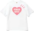 Buy HUMAN MADE 粉色心形标志宽松短袖T恤男女同款。 HM25TE0520