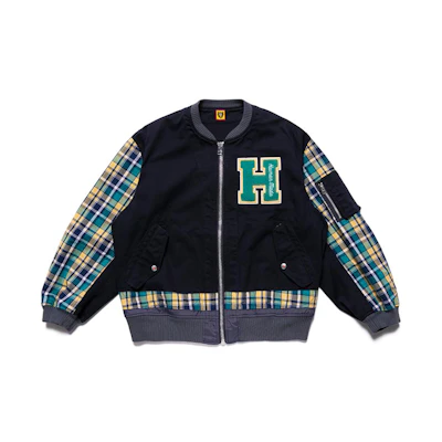 Human Made Plaid Patchwork Casual Jacket HM20JK007