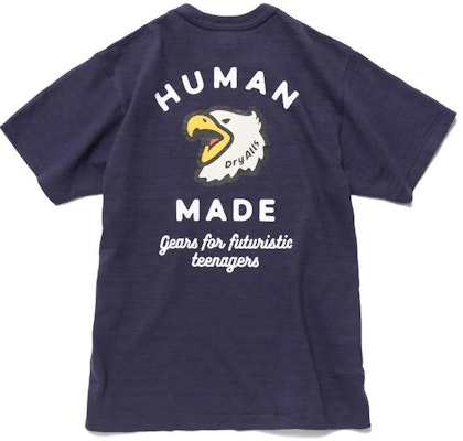 HUMAN MADE 老鷹圖案猿人標誌短袖T恤 SS22款 HM24CS003 Cheap HUMAN MADE 老鷹圖案猿人標誌短袖T恤 SS22款 HM24CS003