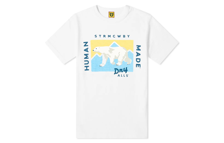 HUMAN MADE Polar Bear Graphic T-Shirt HM19TE016